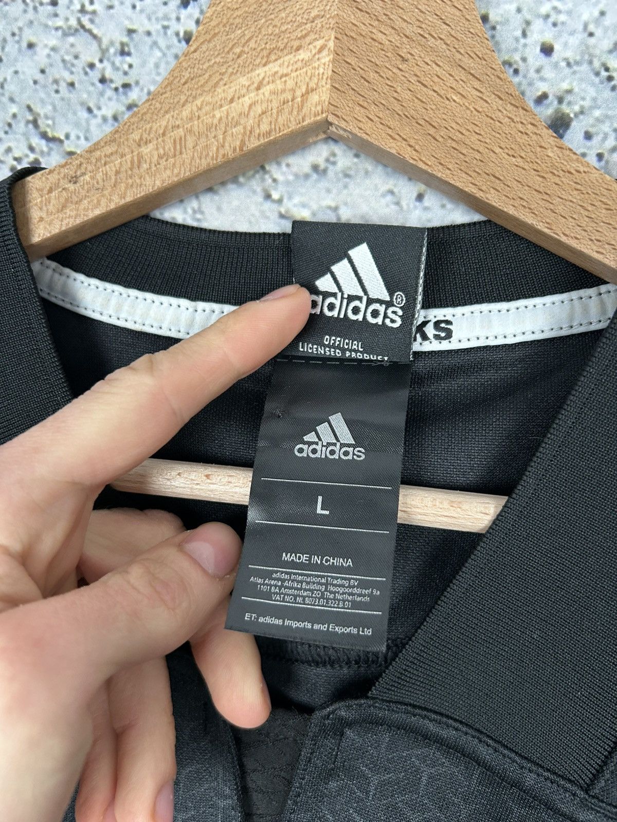 Adidas All Blacks Adidas Rugby Jersey Streetwear Vintage Rare Size US L / EU 52-54 / 3 - 6 Thumbnail