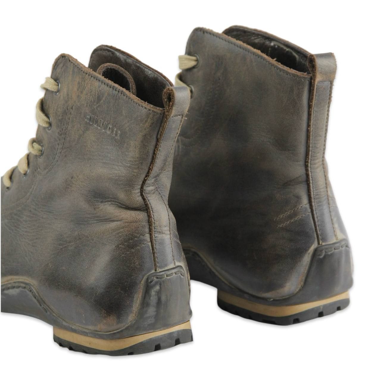 Tommy Hilfiger TOMMY HILFIGER Leather ankle boots with a distressed effect Size US 10 / EU 43 - 8 Thumbnail