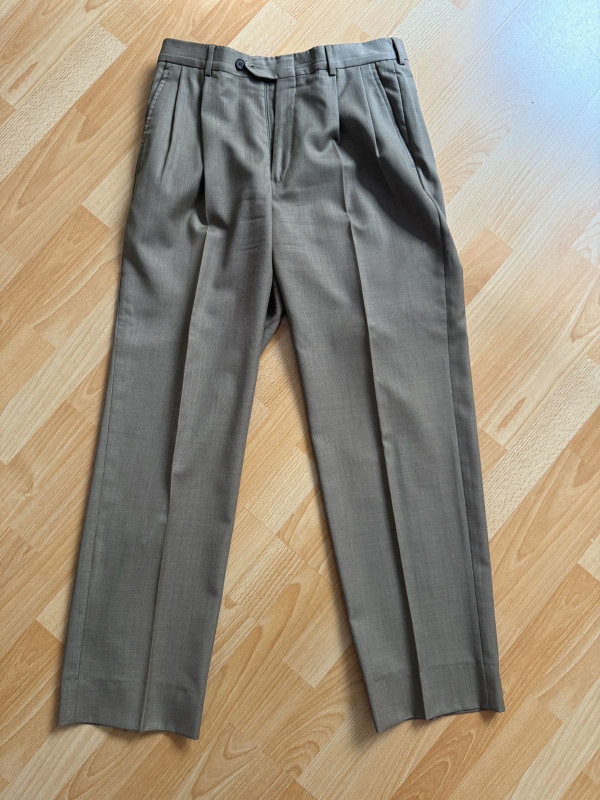Andrew Fezza Pleated pants vintage Size 38S - 1 Thumbnail