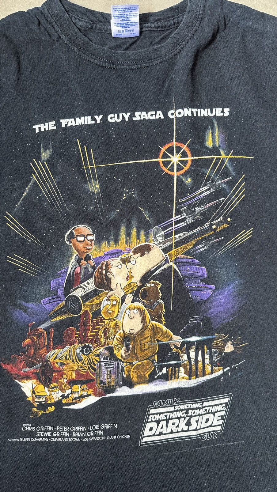 Vintage VINTAGE FAMILY GUYS STAR WARS TEE Size US M / EU 48-50 / 2 - 2 Thumbnail