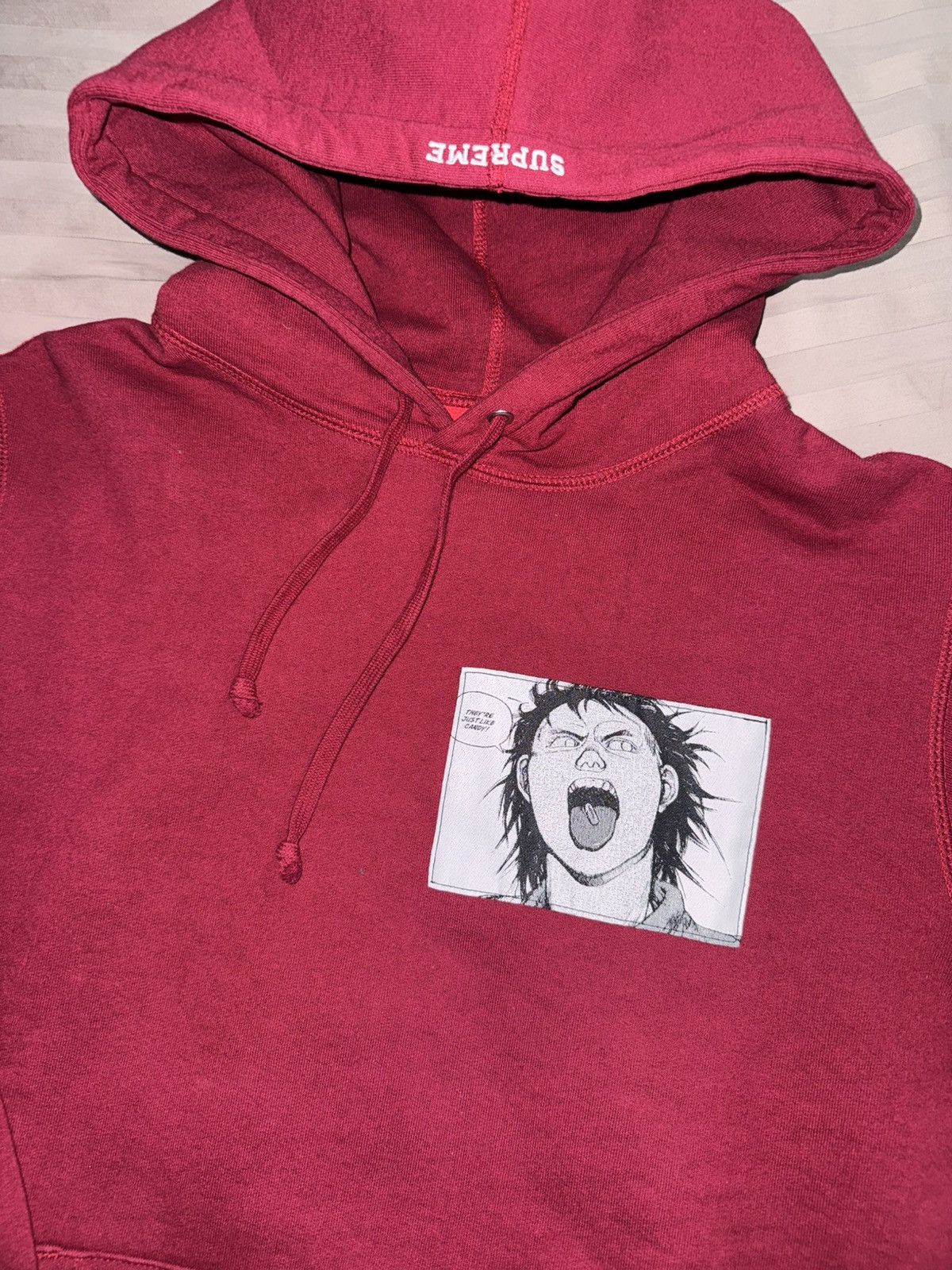 Supreme Supreme Akira Patches Hoodie Maroon Size US M / EU 48-50 / 2 - 3 Thumbnail