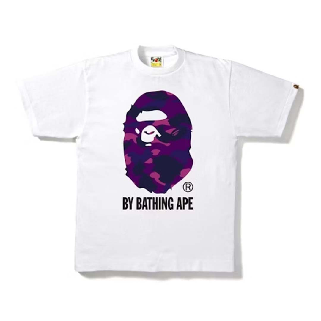 Bape Color Camo By Bathing Tee White/Purple Size US S / EU 44-46 / 1 - 1 Preview