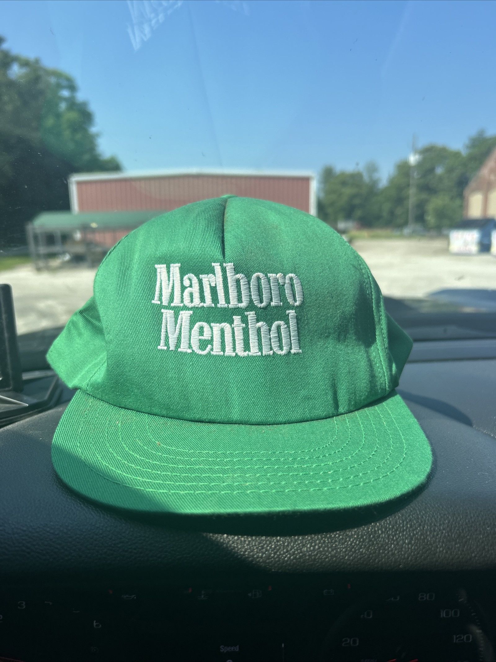 Vintage 1980s Marlboro Menthol Hat Size ONE SIZE - 1 Thumbnail