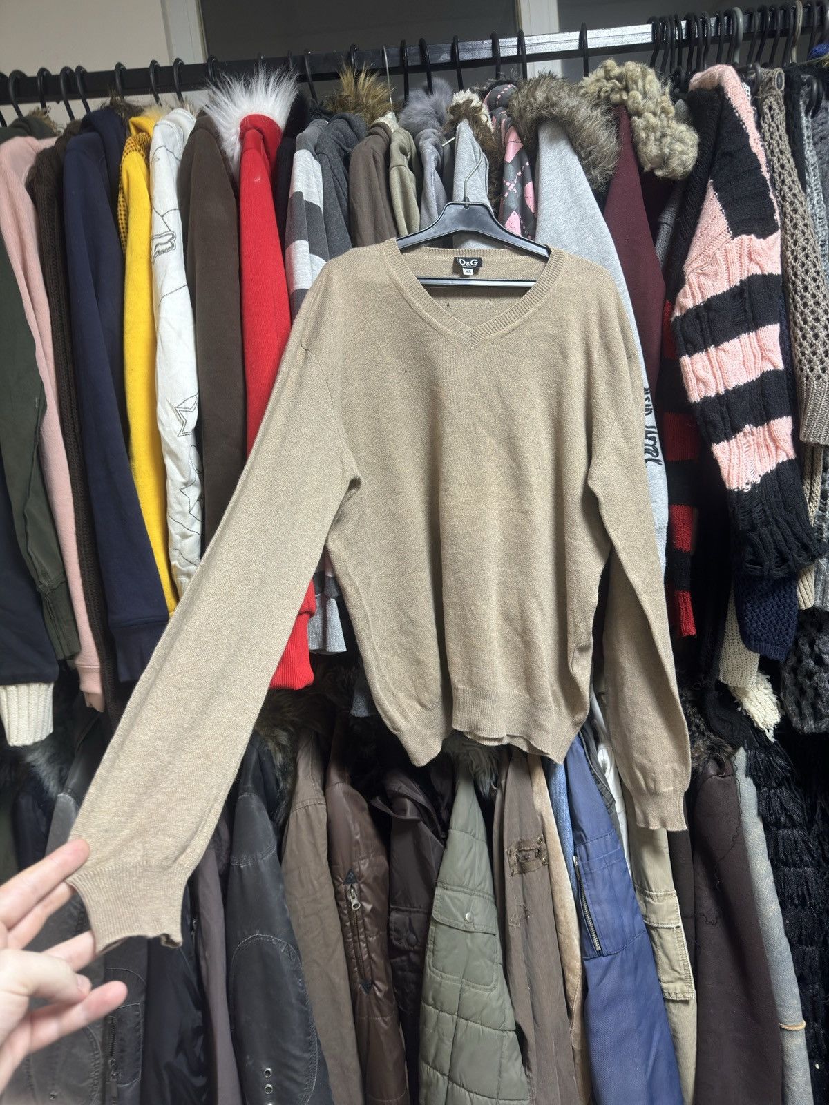 Dolce & Gabbana × Vintage Dolce & Gabbana Vintage Sweater Leather Logo Size US S / EU 44-46 / 1 - 2 Thumbnail