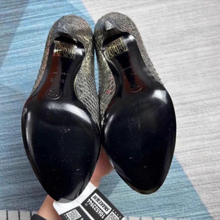 Chanel Chanel high heels size 37 Size US 6.5 / IT 36.5 - 3 Thumbnail