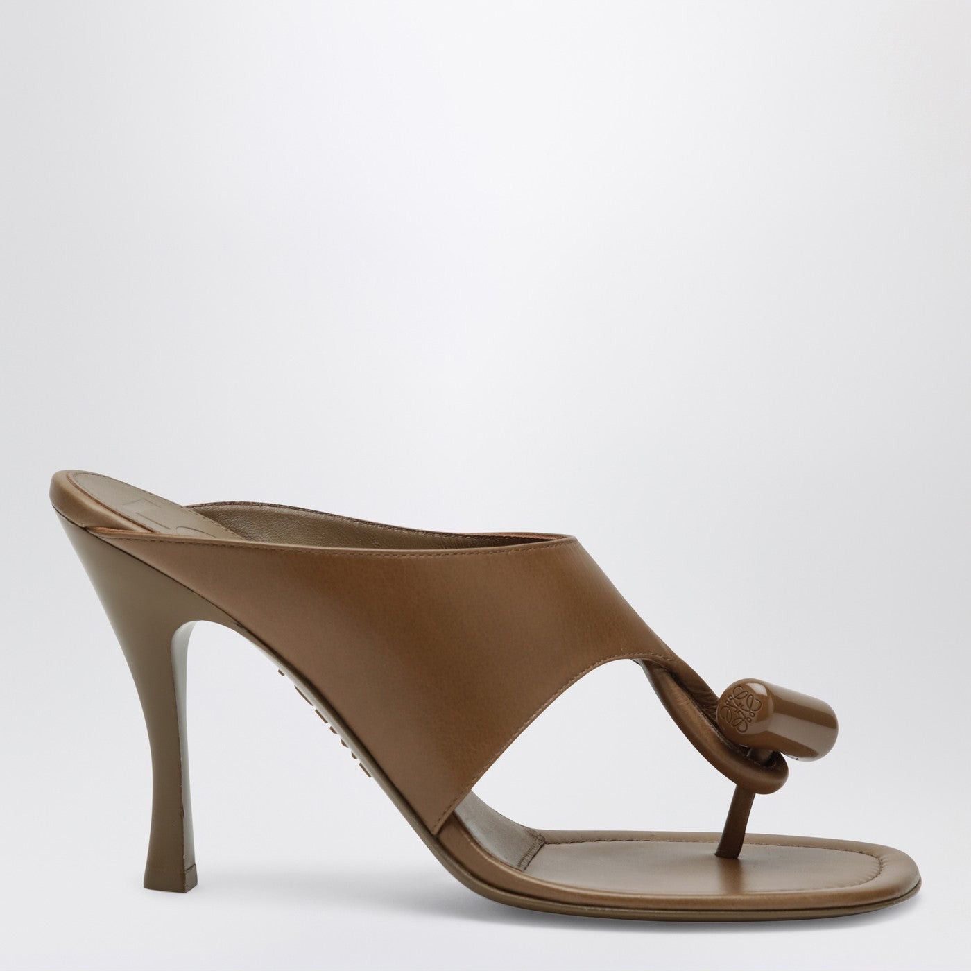 Loewe Loewe Toggle Sandal In Smooth Oak-Colored Calf Leather Size US 9 / IT 39 - 1 Thumbnail