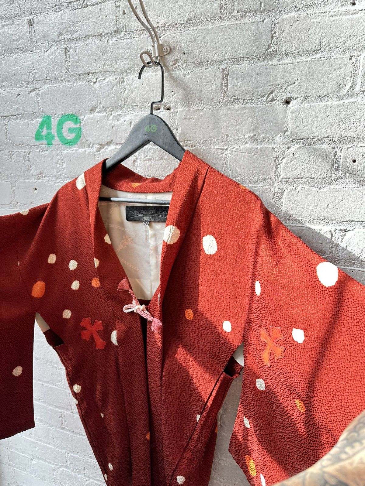 Chrome Hearts CHROME HEARTS SILK CROSS PATCH PATCHED KIMONO Size ONE SIZE - 3 Thumbnail