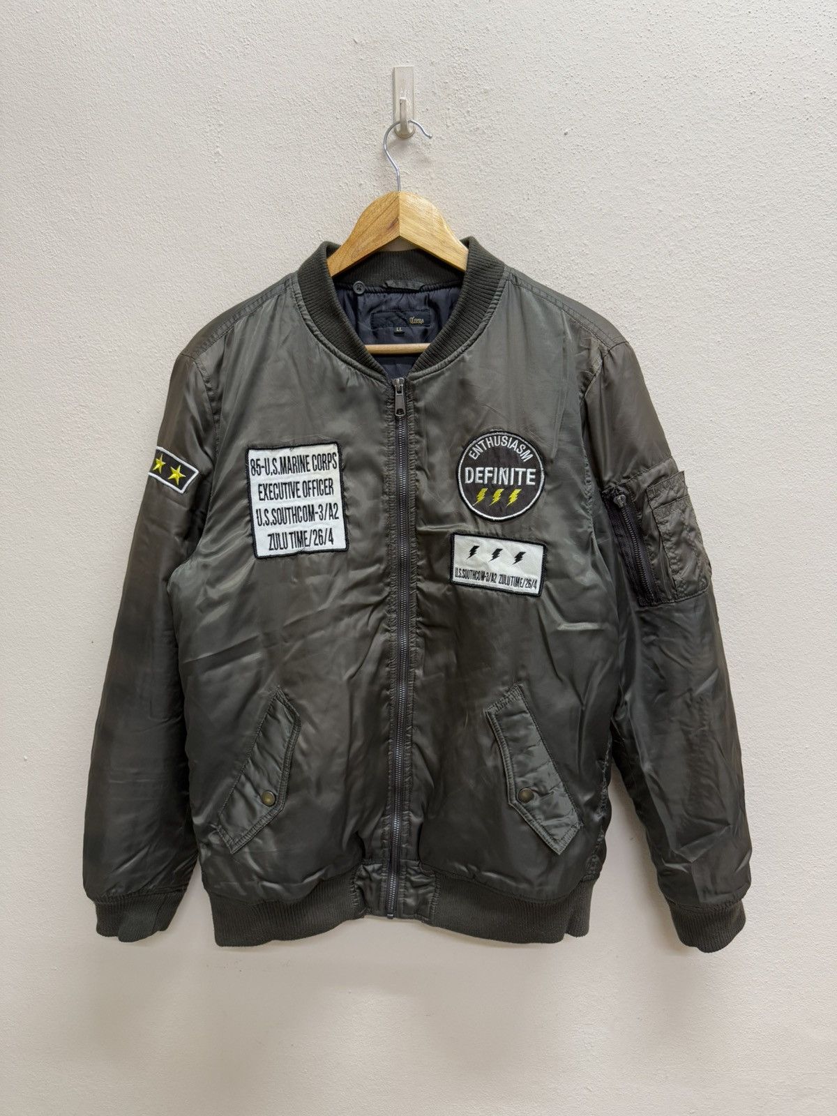 Japanese Brand U.S Marine Corps Executive Officer Bomber Jacket Size US M / EU 48-50 / 2 - 18 Thumbnail