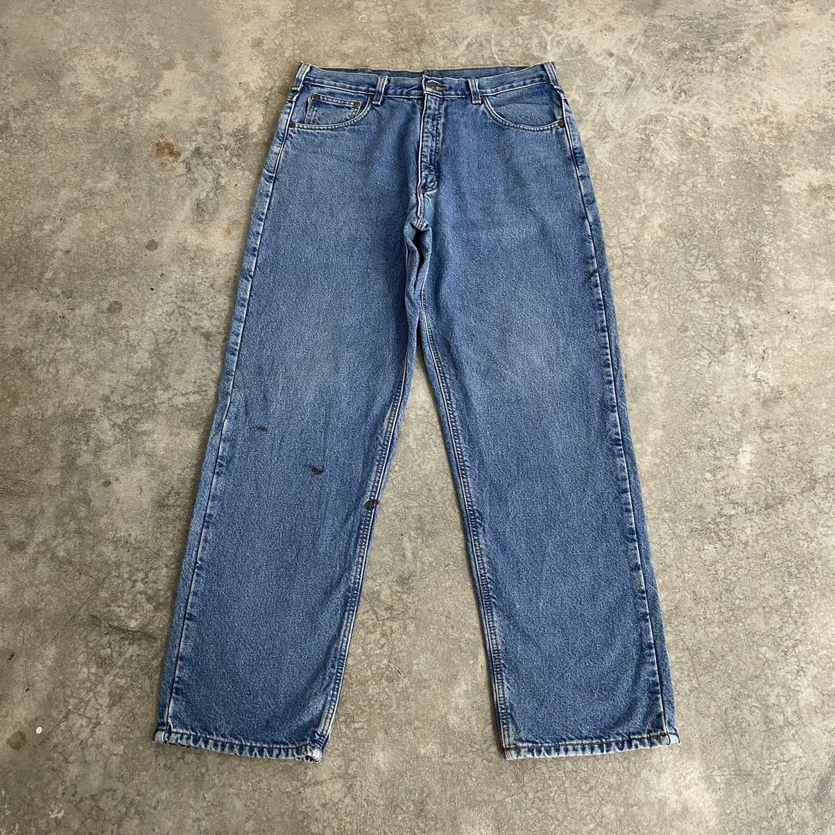 Carhartt Vintage Carhartt Blanket Lined Relaxed Fit Denim Jeans Size US 35 - 4 Thumbnail