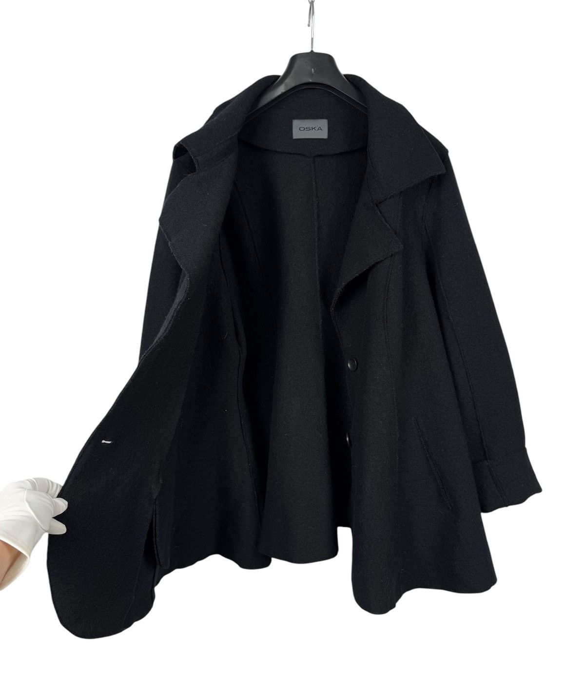 OSKA Oska Boiled Wool Coat Avant Garde size 4 Size L / US 10 / IT 46 - 10 Thumbnail