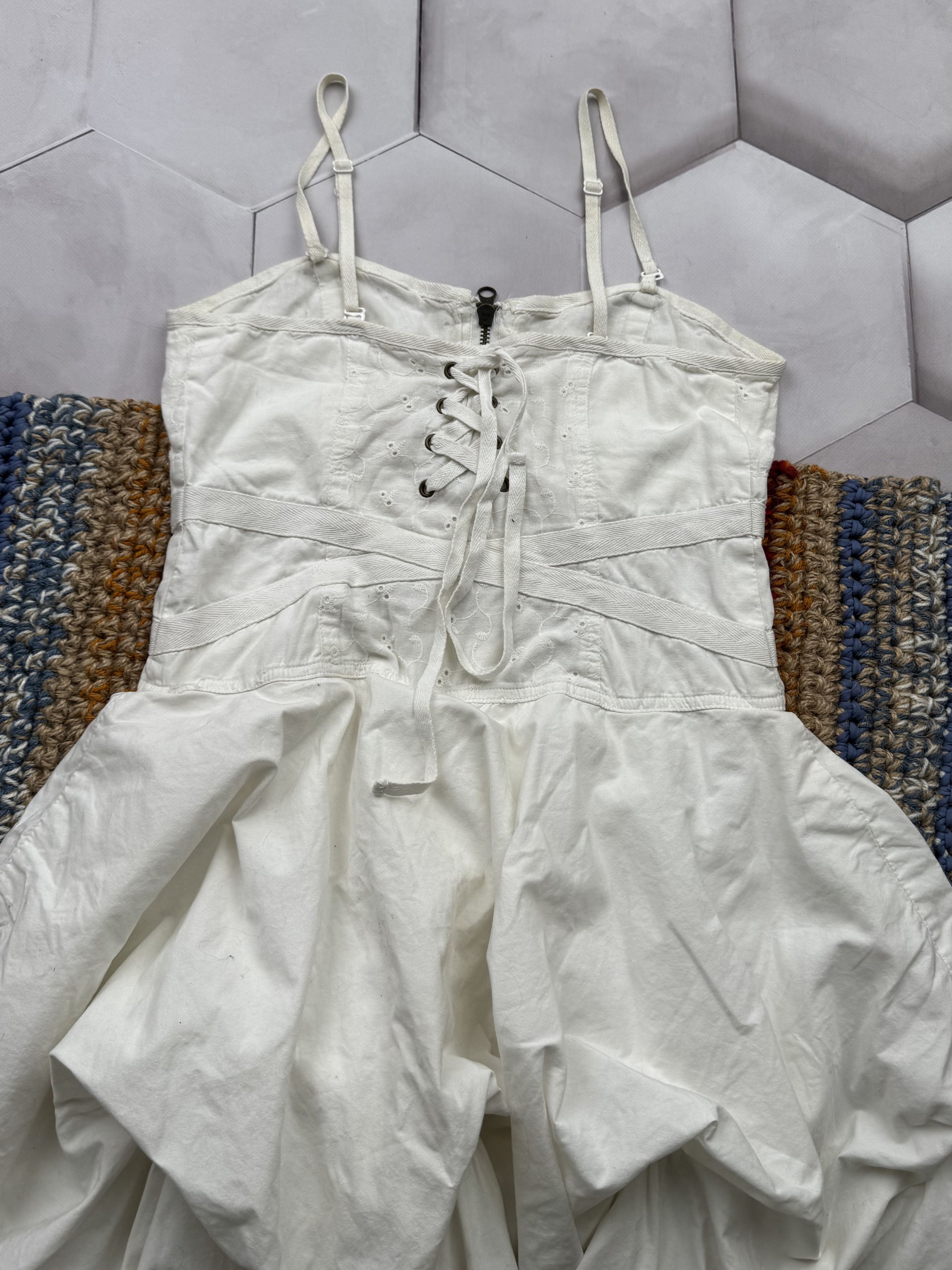 Vintage Vintage Baggy Mini Dress (E4) Size M / US 6-8 / IT 42-44 - 7 Thumbnail