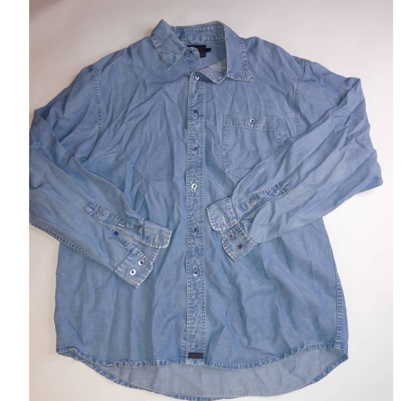 Tommy Bahama TOMMY BAHAMA DENIM SHIRT x INDIGO PALMS x MEDIUM Size US M / EU 48-50 / 2 - 1 Thumbnail