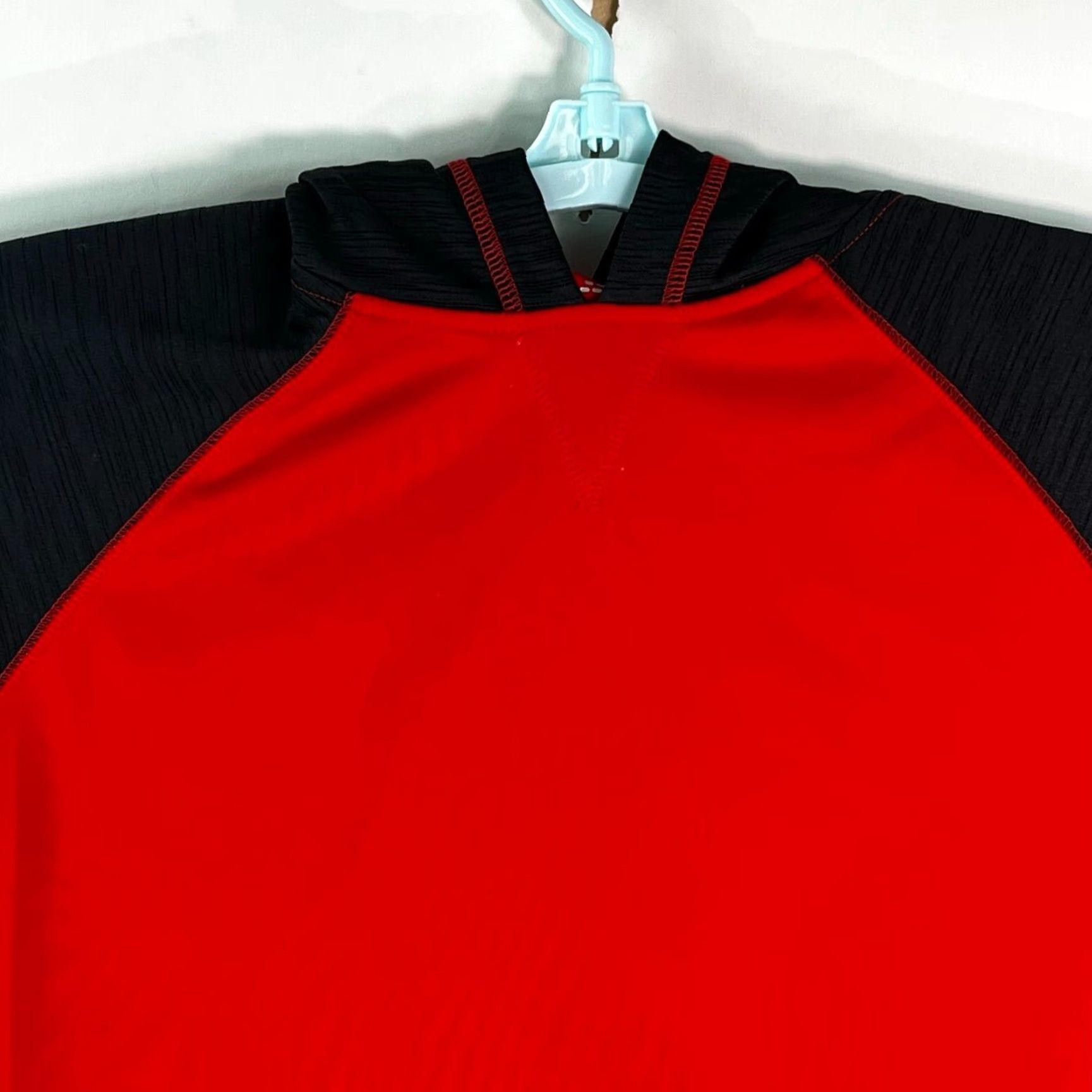Vintage BCG Hoodie Womens Pullover Long Sleeve Red Gray XL 18/20 Athletic Activewear Size XL / US 12-14 / IT 48-50 - 2 Thumbnail