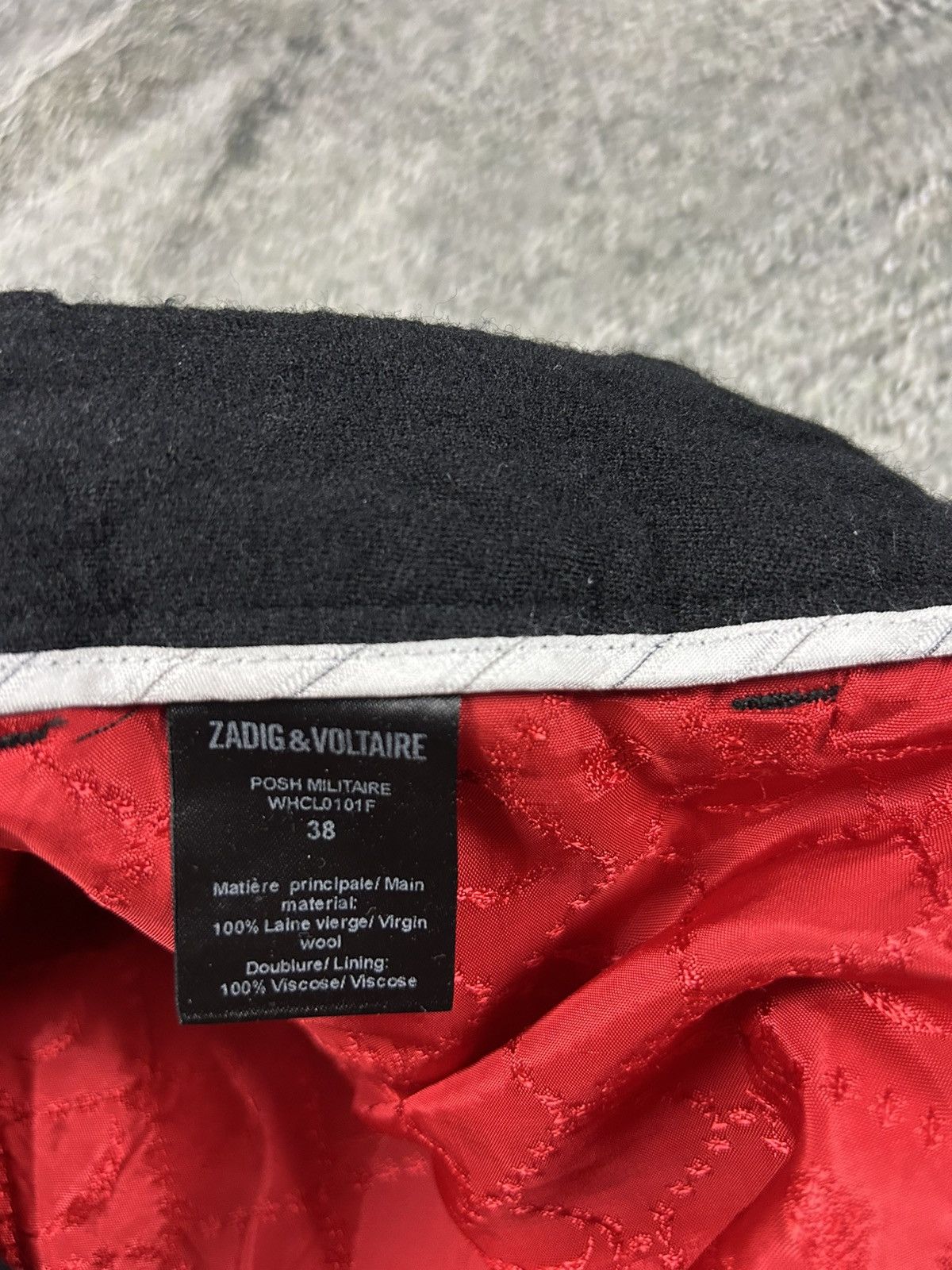 Zadig & Voltaire Zadig & Voltaire wool pants black gold Size 26" / US 2 / IT 38 - 4 Thumbnail