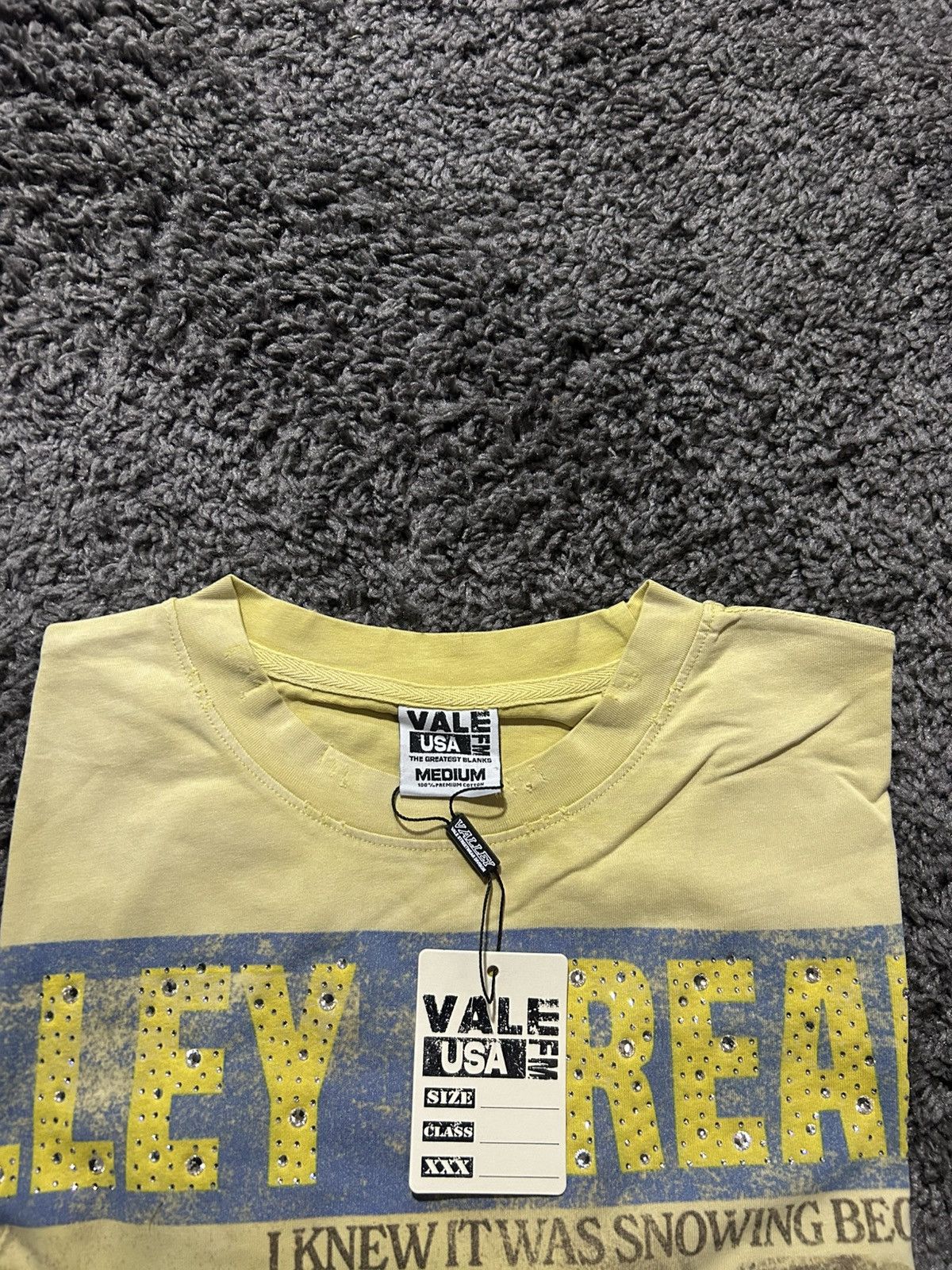 Vale Vale Forever Cross Taipei Bling Tee Yellow Size US M / EU 48-50 / 2 - 3 Thumbnail
