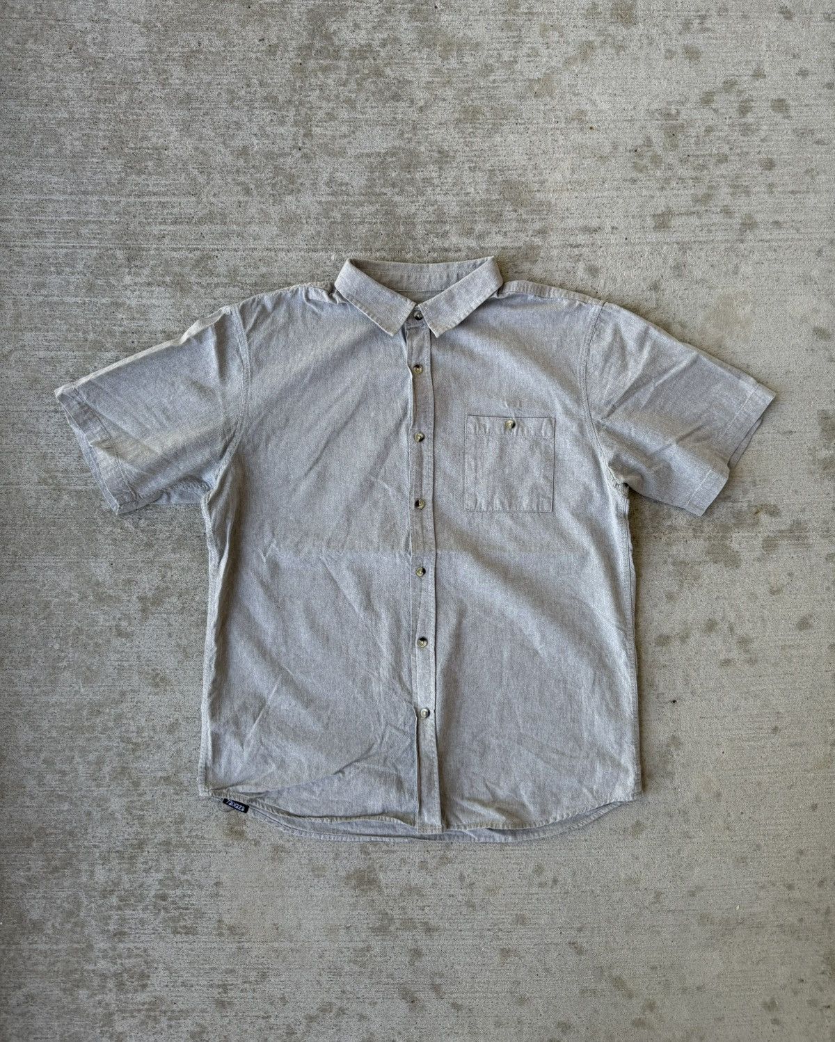 Ezekiel Light Gray Vintage Y2K Button Up Camp Short Sleeve Shirt Size US L / EU 52-54 / 3 - 1 Thumbnail
