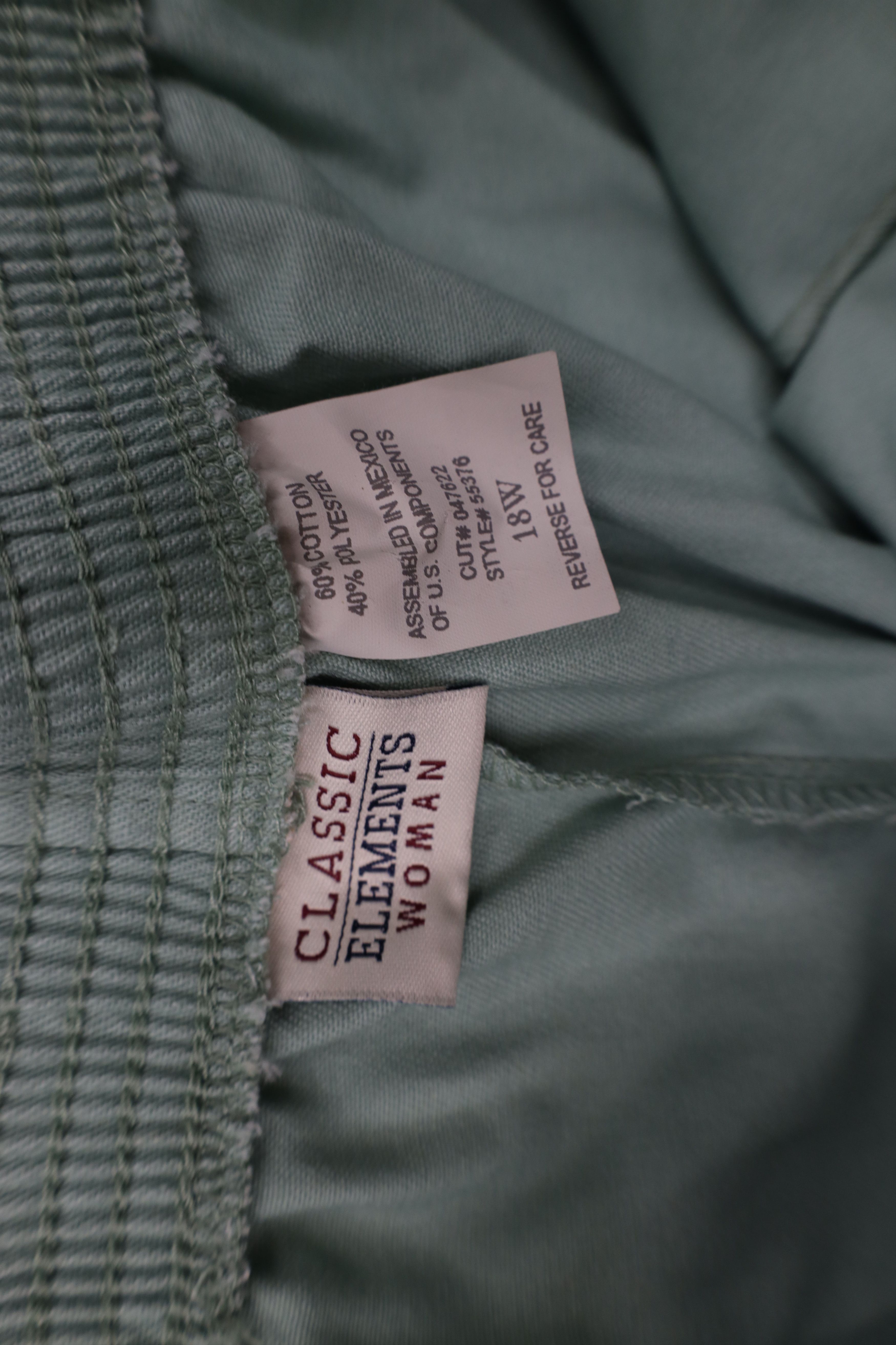 Vintage Deadstock Vintage 90s Streetwear Fit Tapered Leg Pants Green Size 40" / US 18 - 7 Thumbnail