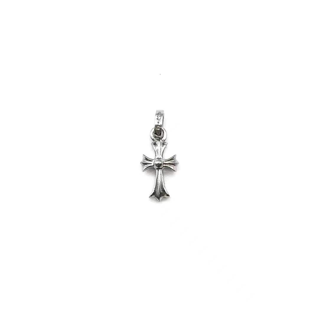 Chrome Hearts Chrome Hearts 18K White Gold Pink Babyfat Cross Pendant Size ONE SIZE - 2 Thumbnail