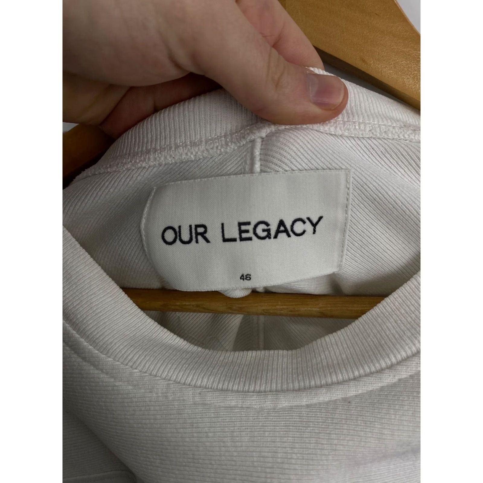 Our Legacy OUR LEGACY Sweatshirt Retro Hype Y2K White S Mens Shirt Size US S / EU 44-46 / 1 - 7 Thumbnail