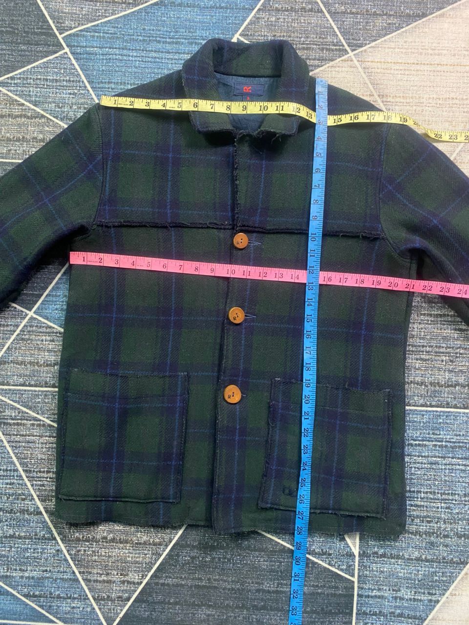 45rpm Vintage R by 45RPM Plaid Wool Jacket Size US L / EU 52-54 / 3 - 14 Thumbnail