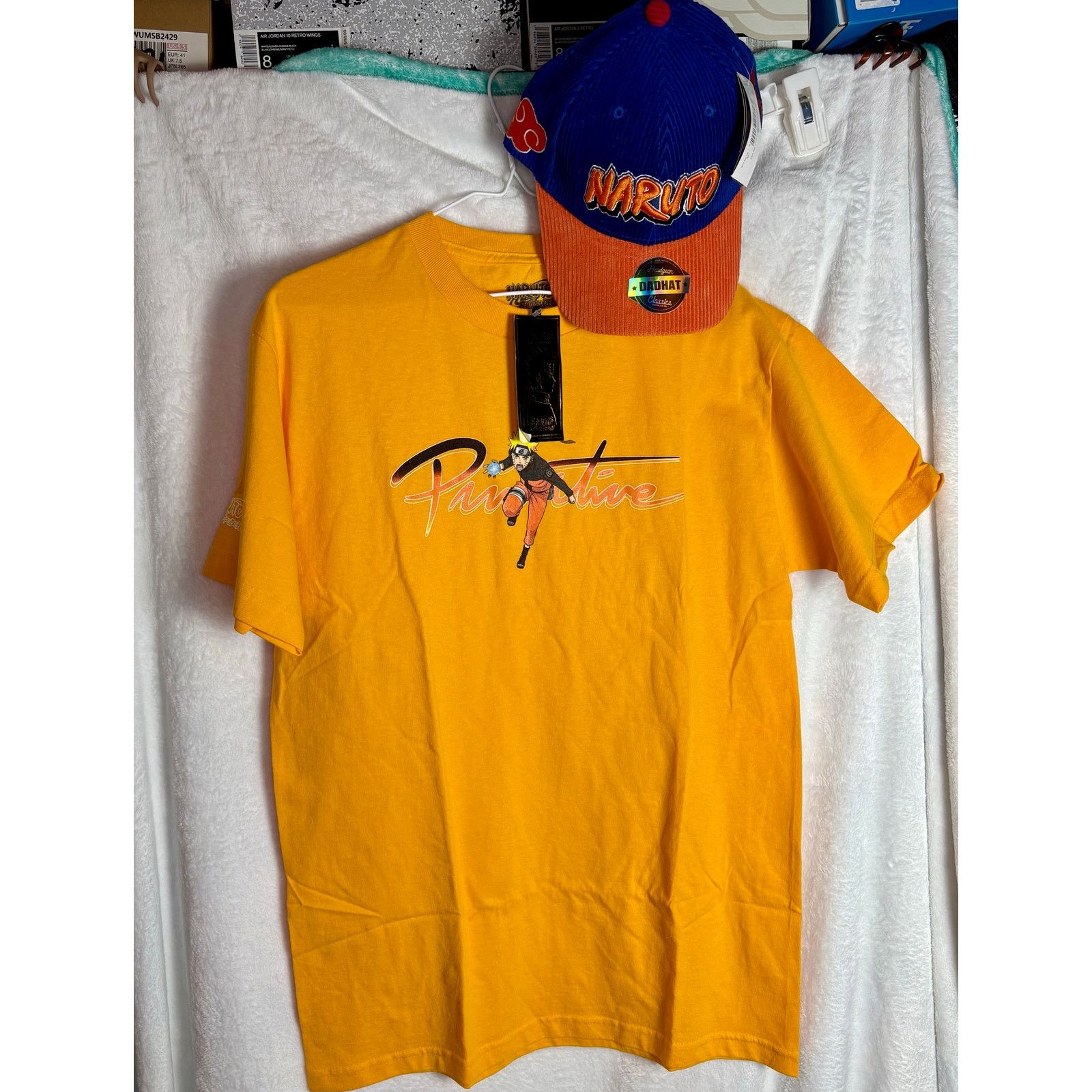 Primitive SIGNED by P. Rod!!! NWT Naruto Primitive Shirt (M) & OS Hat Size US M / EU 48-50 / 2 - 2 Thumbnail