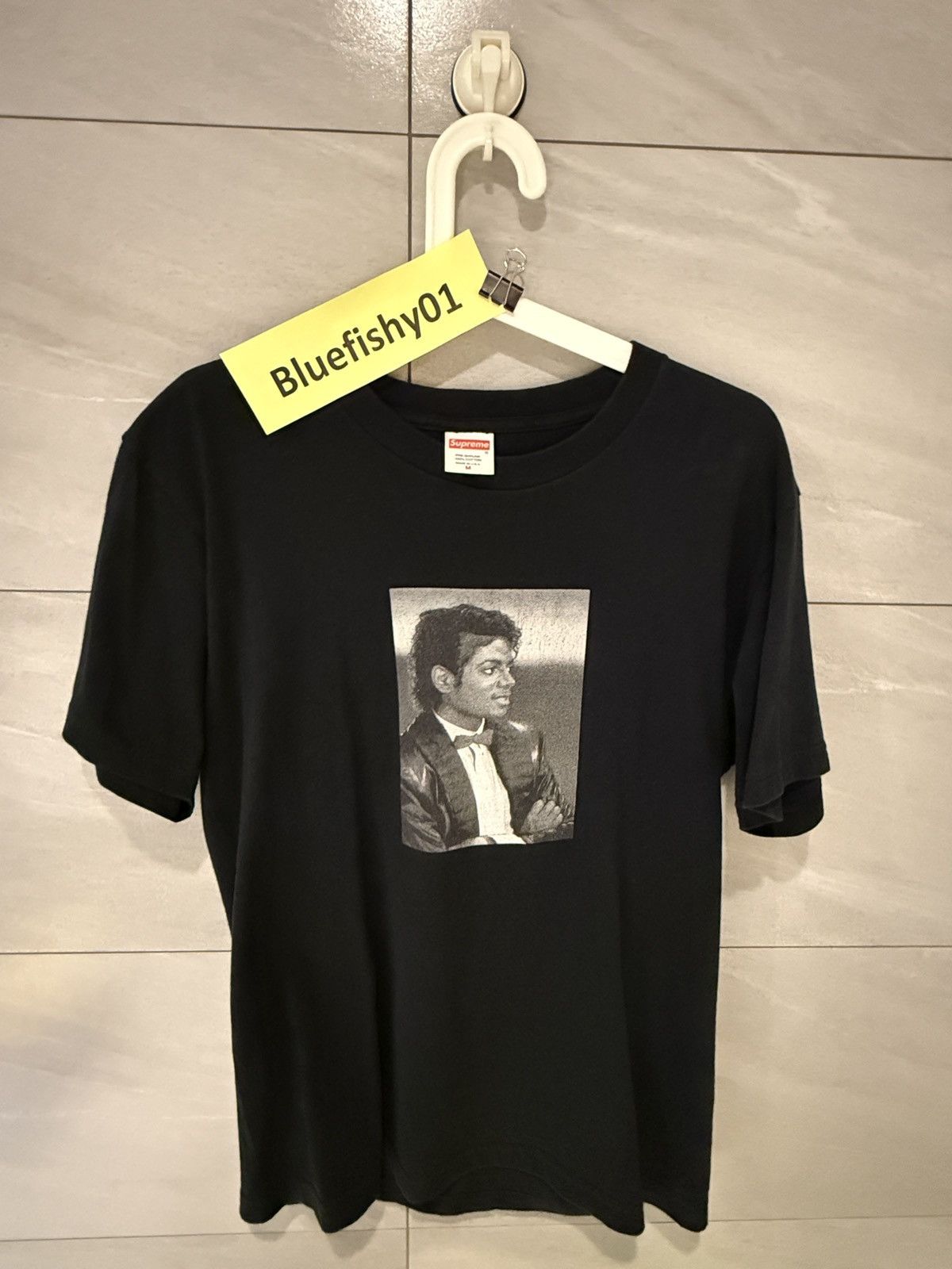 Supreme Supreme x Michael Jackson Black T-Shirt | Grailed