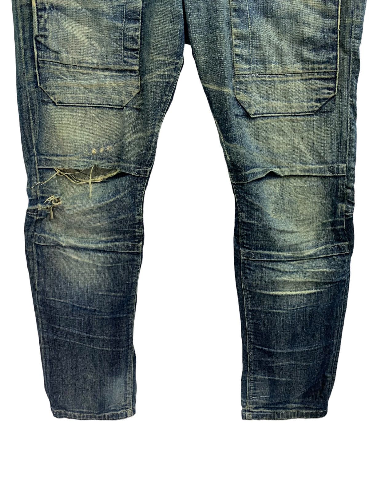 G-Star 🔥Rare Japanese Brand G-Star 3301 Distressed Jeans Size US 34 / EU 50 - 3 Thumbnail