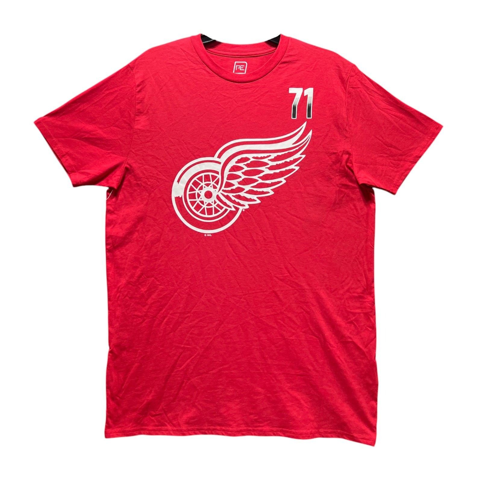 Other PROEDGE - Men's Detroit Red Wing T-Shirt - Red - Large (42/4 Size US L / EU 52-54 / 3 - 1 Thumbnail