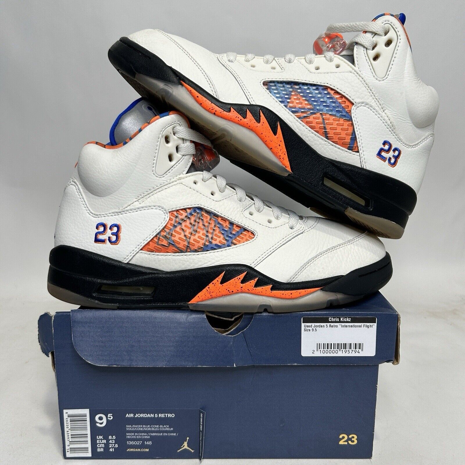 Jordan Brand Nike Air Jordan 5 Retro OG “International Flight” 2024 Size US 9.5 / EU 42-43 - 1 Thumbnail