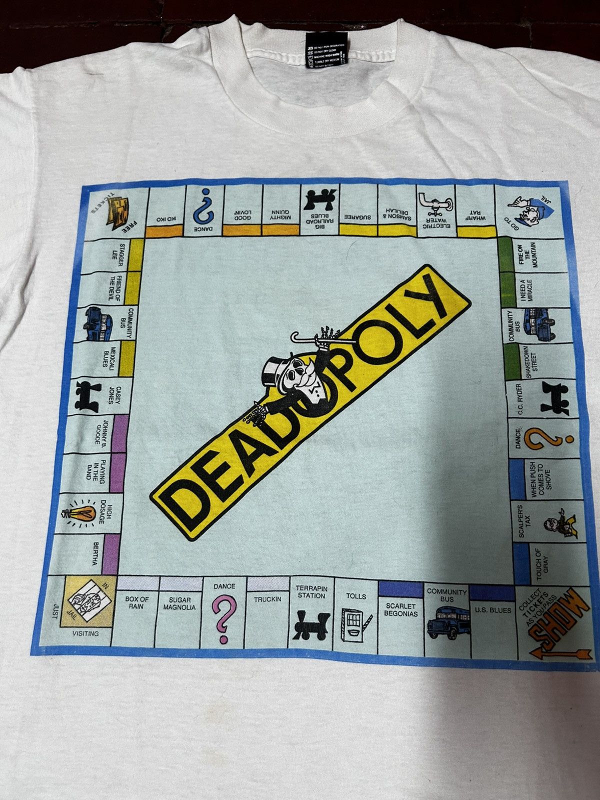 Fruit Of The Loom 1988 deadopoly the game of dance Size US XL / EU 56 / 4 - 5 Thumbnail