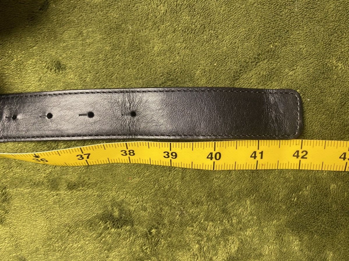 Versace Versace black leather belt Size 36 - 15 Thumbnail