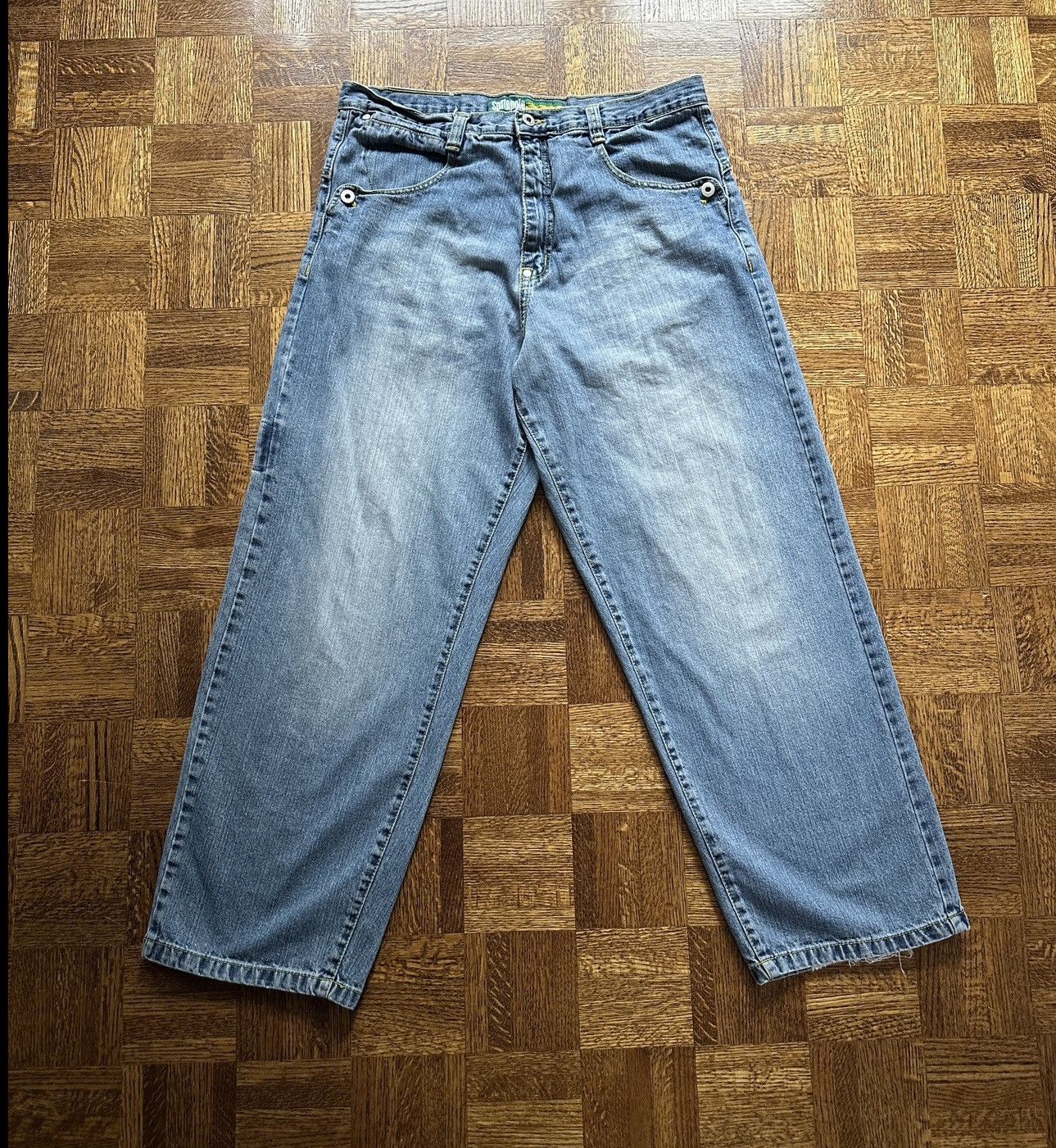 Southpole Vintage Y2K Southpole Embroidered Baggy Denim Jeans Size US 36 / EU 52 - 2 Thumbnail
