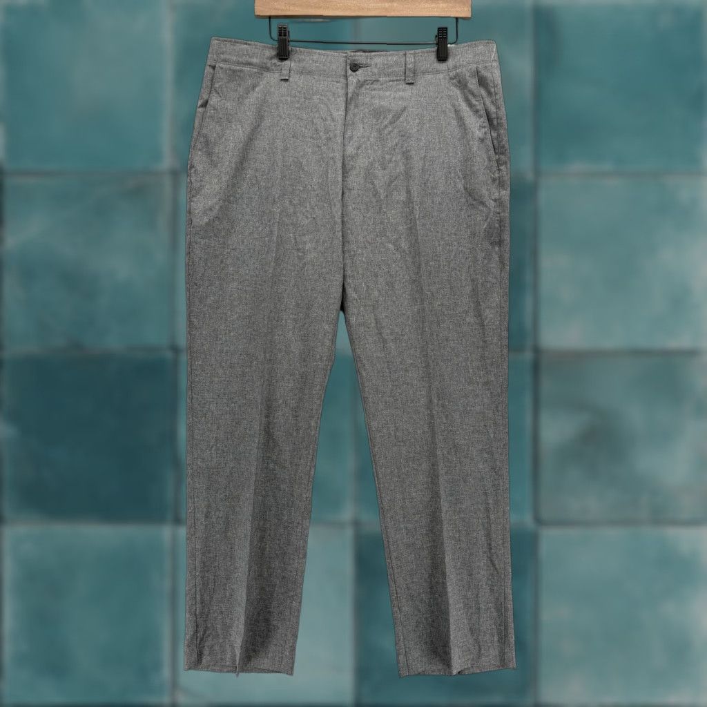 Vintage Grand Slam Pants Mens 36x29 Gray Performance Stretch 360 Golf Active Waistband Size US 36 / EU 52 - 1 Thumbnail