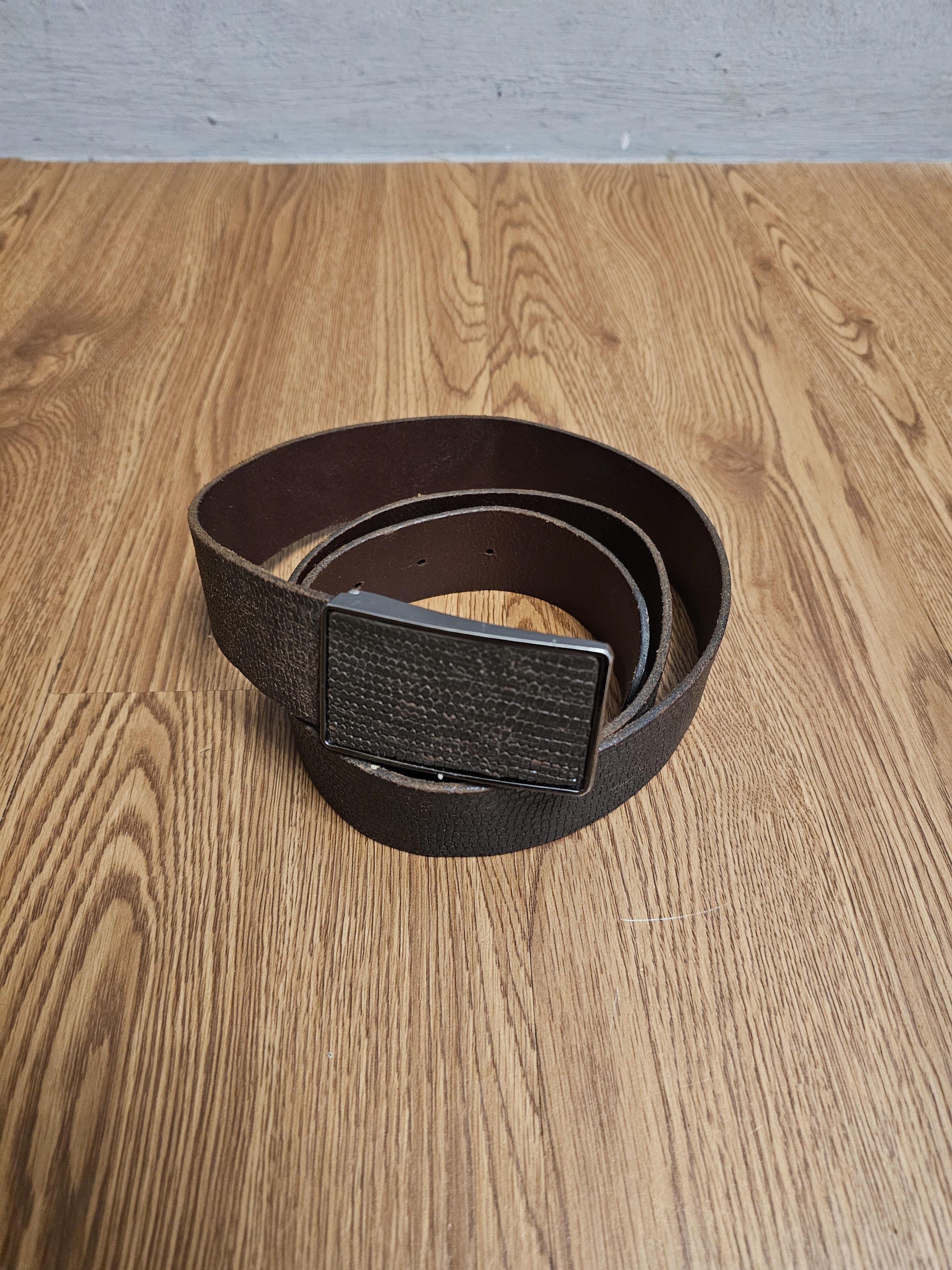 Yohji Yamamoto Yohji Yamamoto Pour Homme Crocs Cuir Leather Belt Size ONE SIZE - 1 Thumbnail