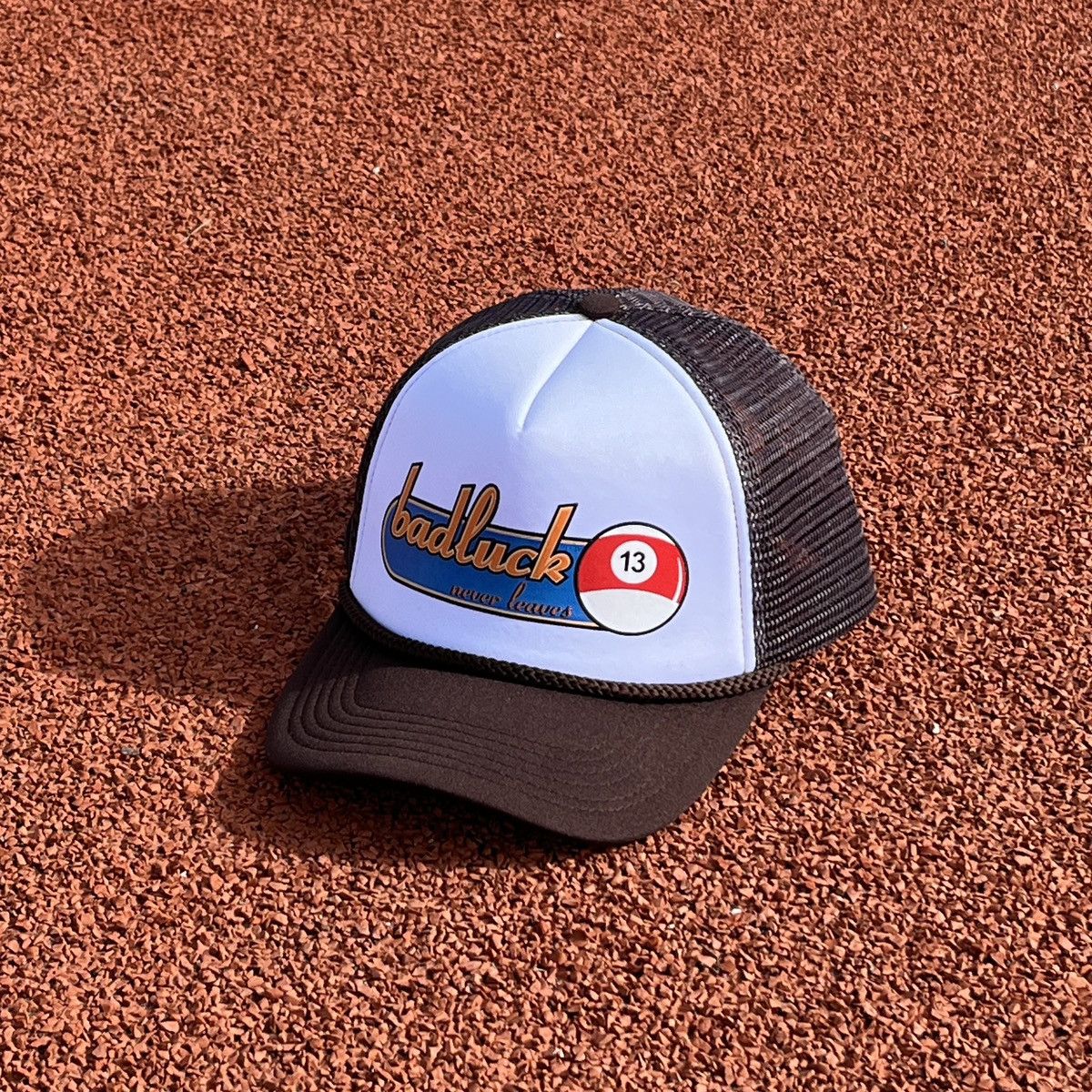 Other BADLUCKNEVERLEAVES - UNLUCKY 13 MESH TRUCKER HAT Size ONE SIZE - 9 Thumbnail