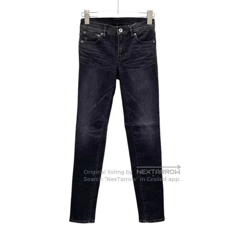 Prada Prada Black and gray washed cotton denim trousers Size 24" / US 00 / IT 34 - 1 Thumbnail