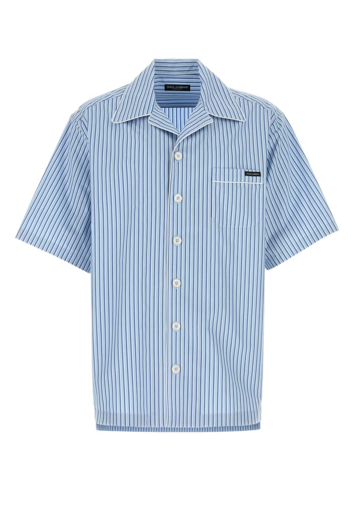 Dolce & Gabbana Embroidered Poplin Shirt Size US XL / EU 56 / 4 - 1 Thumbnail