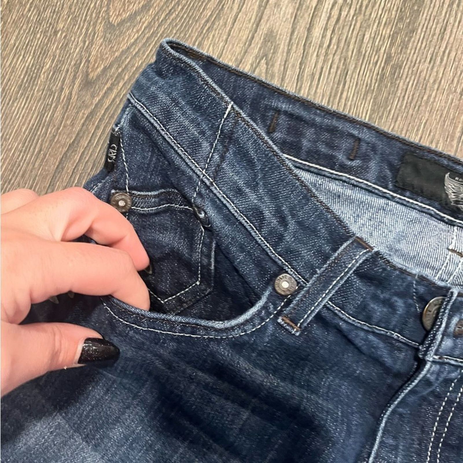 Rock & Republic Rock & Republic Womens Bootcut Jeans Stretch Denim Size 29 Size 29" - 5 Thumbnail