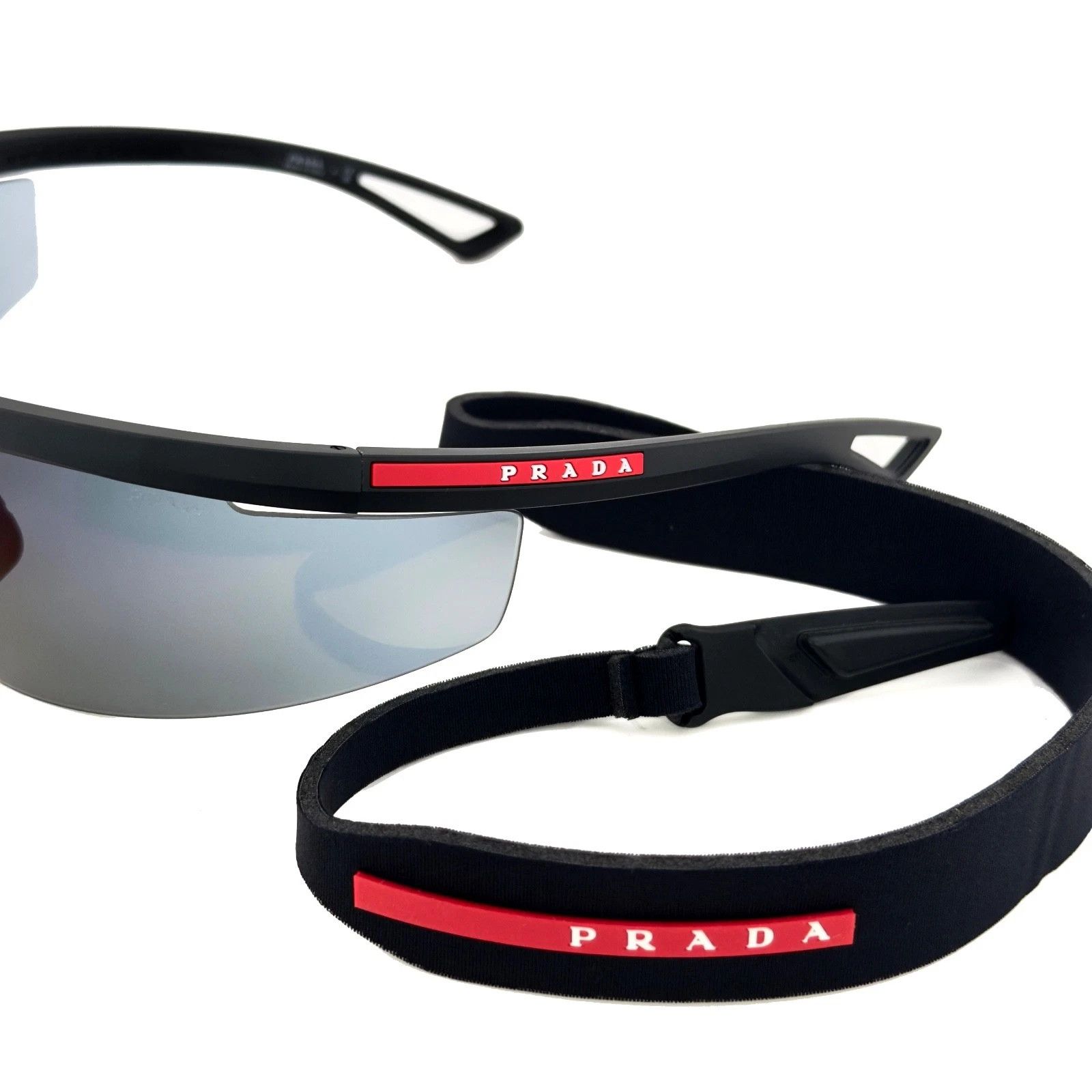 Prada PRADA A02 Linea Rossa Sport Active Wrap Sunglasses PSA02S Size ONE SIZE - 8 Thumbnail