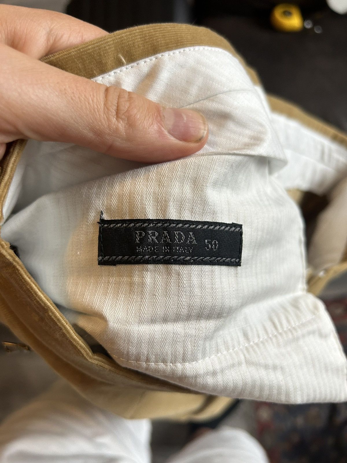 Prada Prada Size 52 Slim-Fit Cotton Blend Trousers Size US 34 / EU 50 - 14 Thumbnail