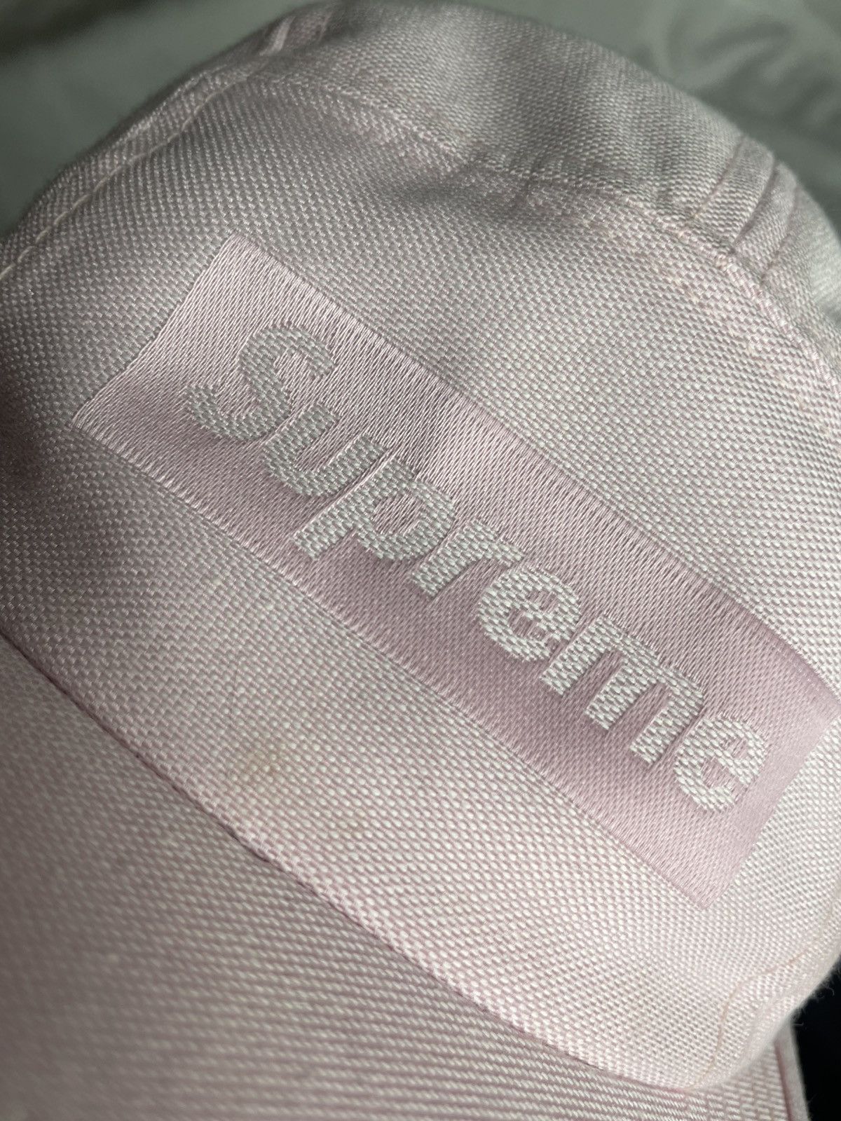 Supreme Rare 5 Panel Salmon Pink Supreme Cap Hat Adjustable Unisex Size ONE SIZE - 8 Thumbnail