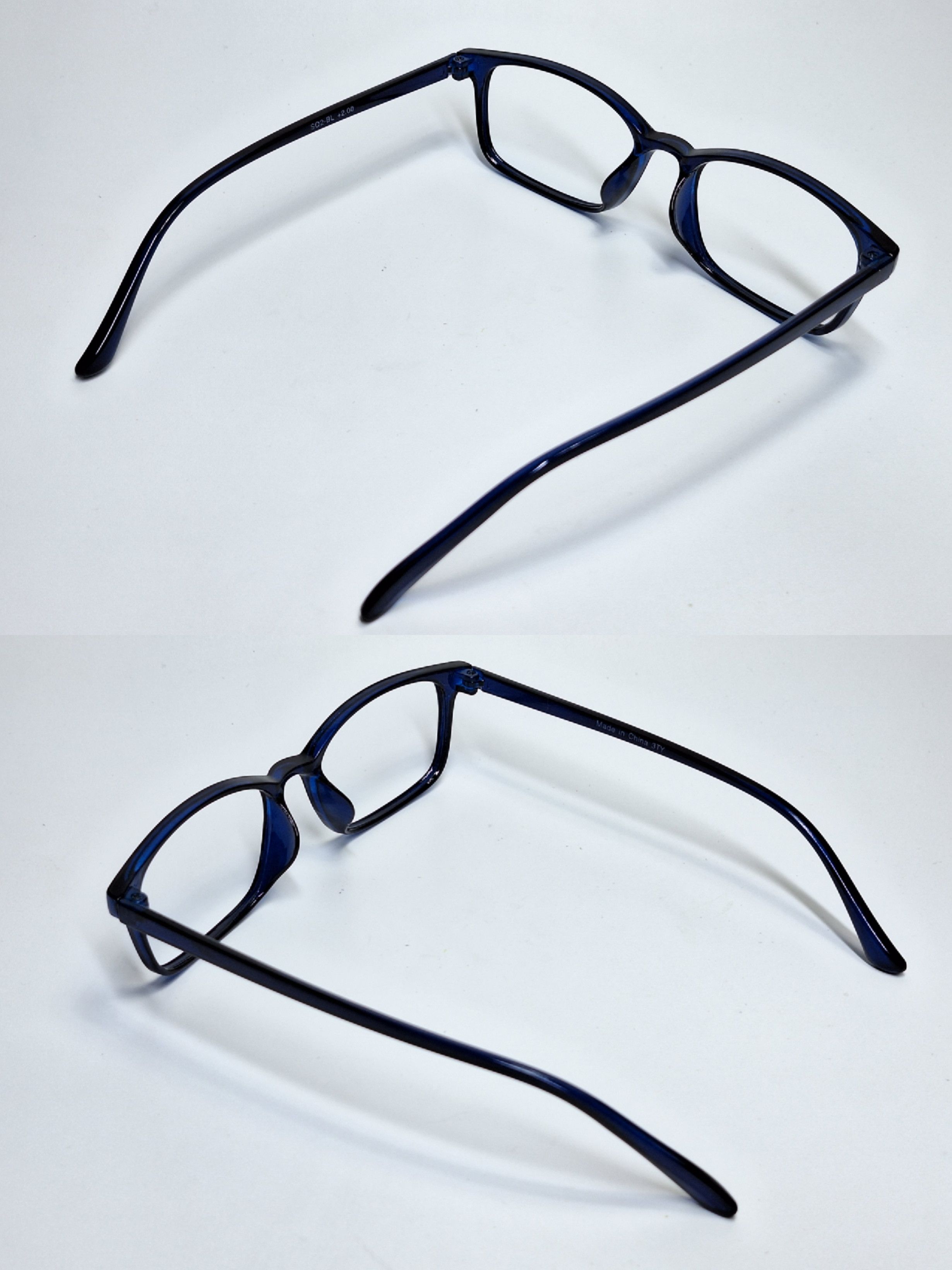 Uniqlo Uniqlo Square UltraLight Frame 361-423505 8g Black Clear Y2K Size ONE SIZE - 2 Thumbnail