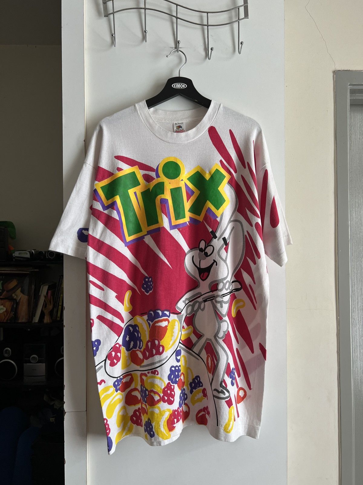 Cartoon Network Vintage 90s Trix Promo Tee Size US XL / EU 56 / 4 - 1 Thumbnail