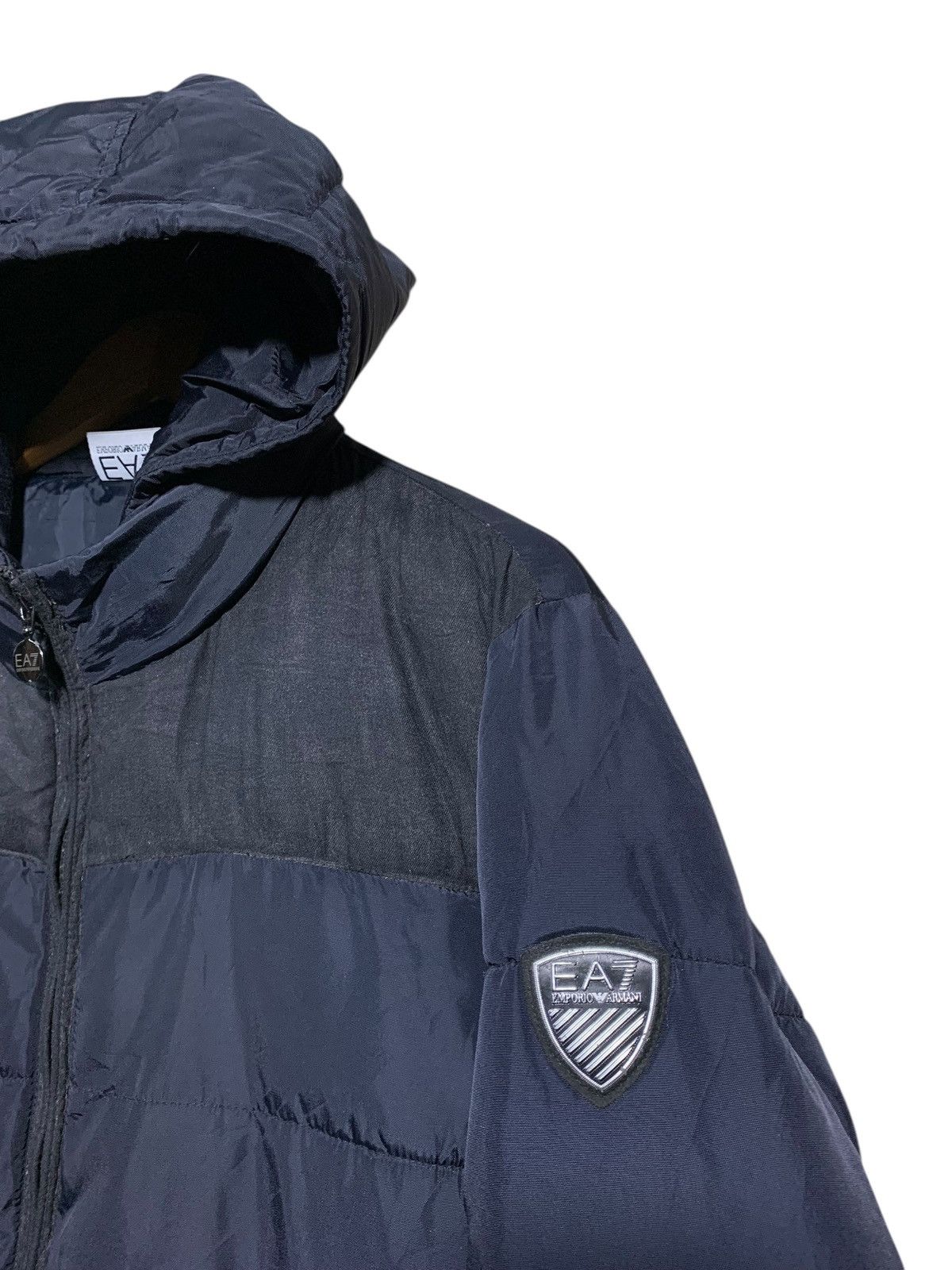 Emporio Armani × Giorgio Armani 🔥EMPORIO ARMANI PUFFER HOODIE JACKETS Size US M / EU 48-50 / 2 - 4 Thumbnail