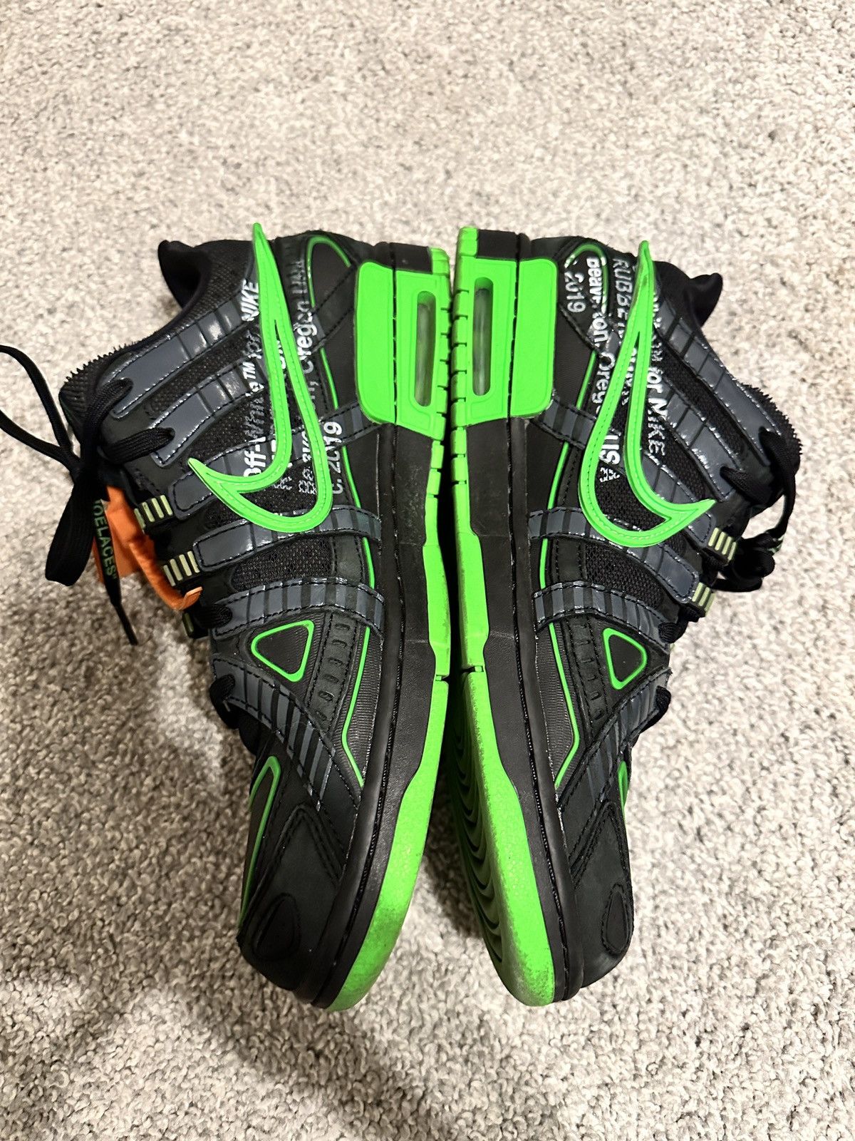 Nike × Off-White Off white rubber dunk green Size US 12 / EU 45 - 2 Thumbnail