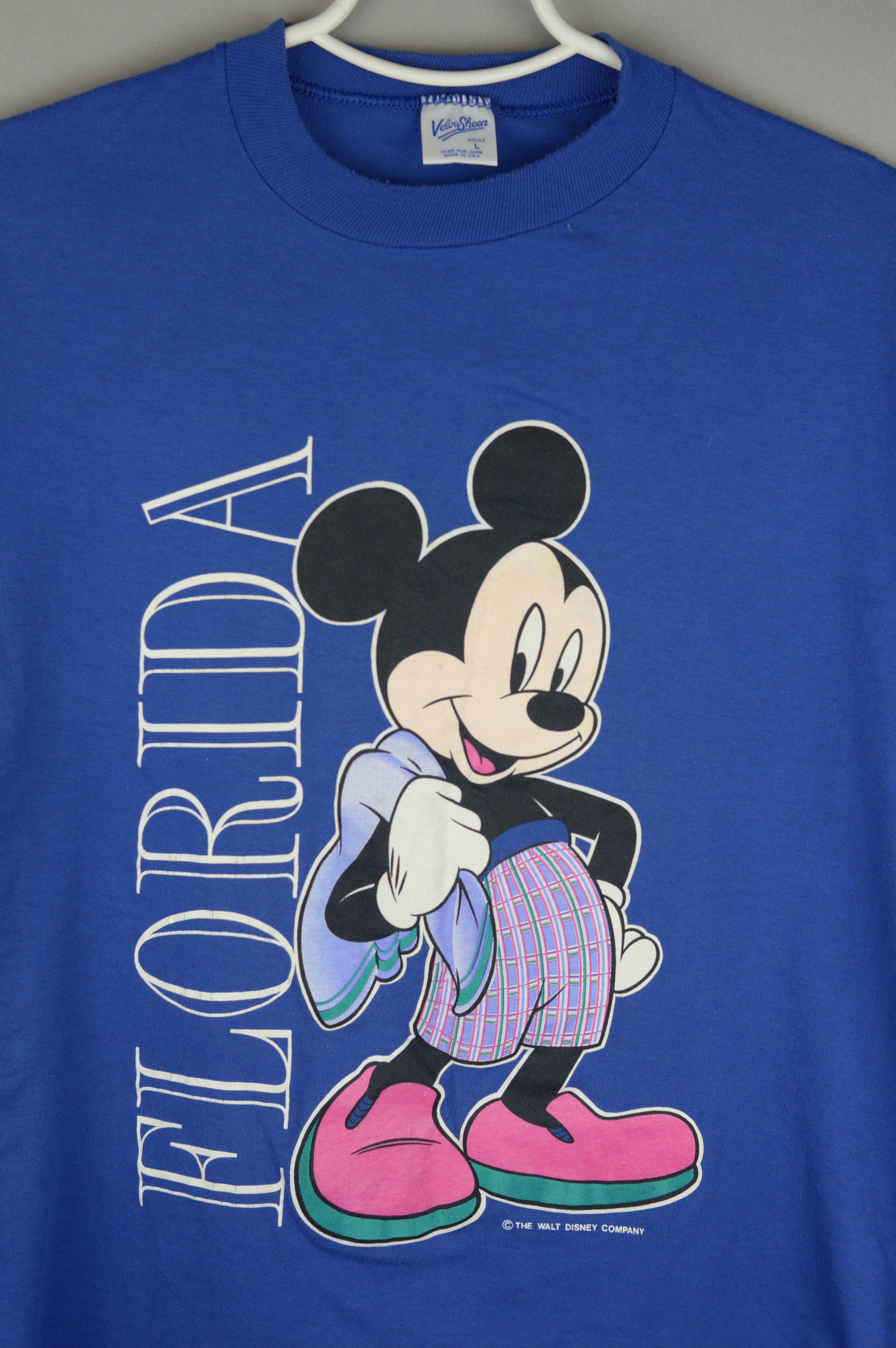 Vintage Vintage Mickey Mouse Florida t shirt Size US L / EU 52-54 / 3 - 2 Thumbnail
