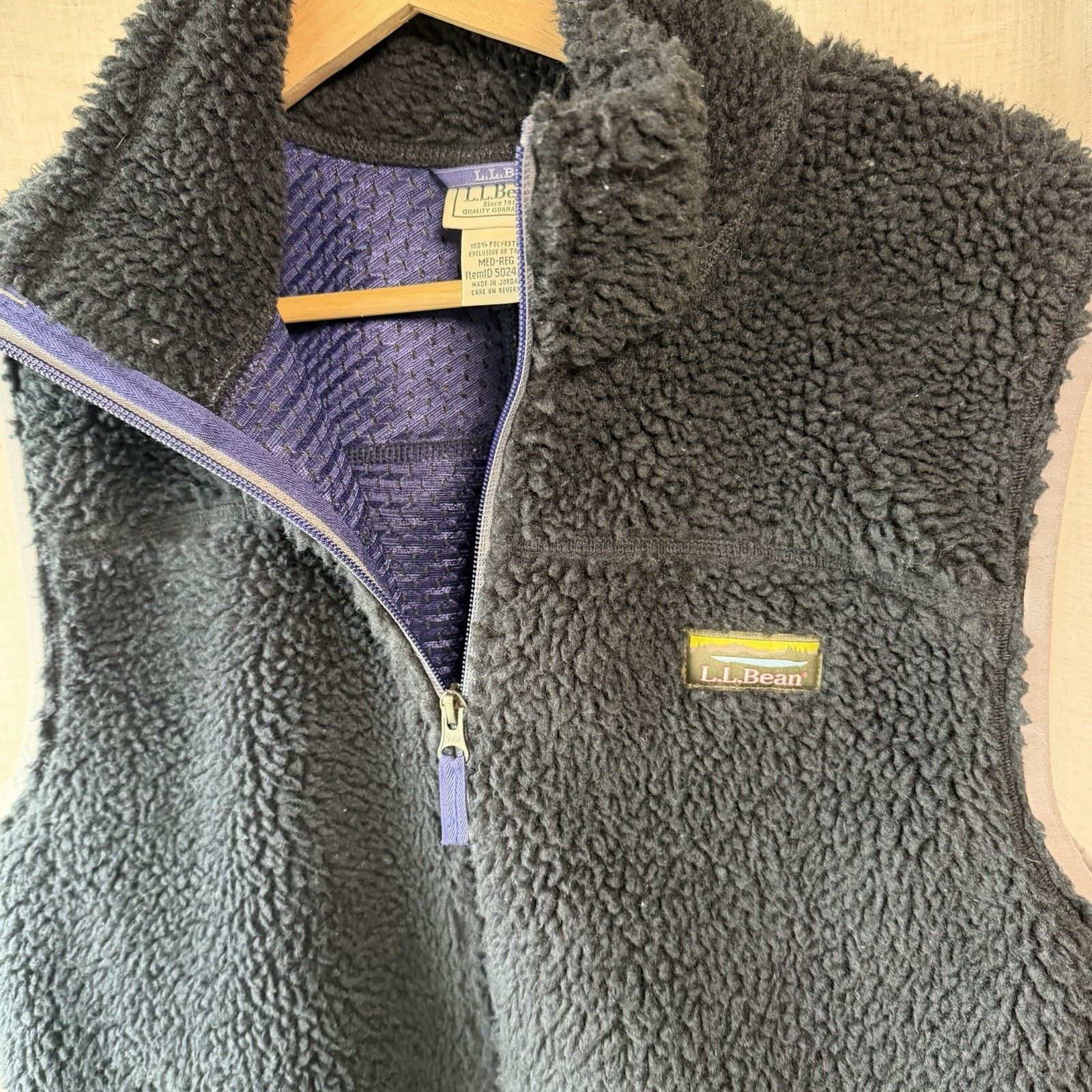 L.L. Bean L.L.Bean Mountain Classic Sherpa Fleece Vest Black M Outdoor Size US M / EU 48-50 / 2 - 8 Thumbnail