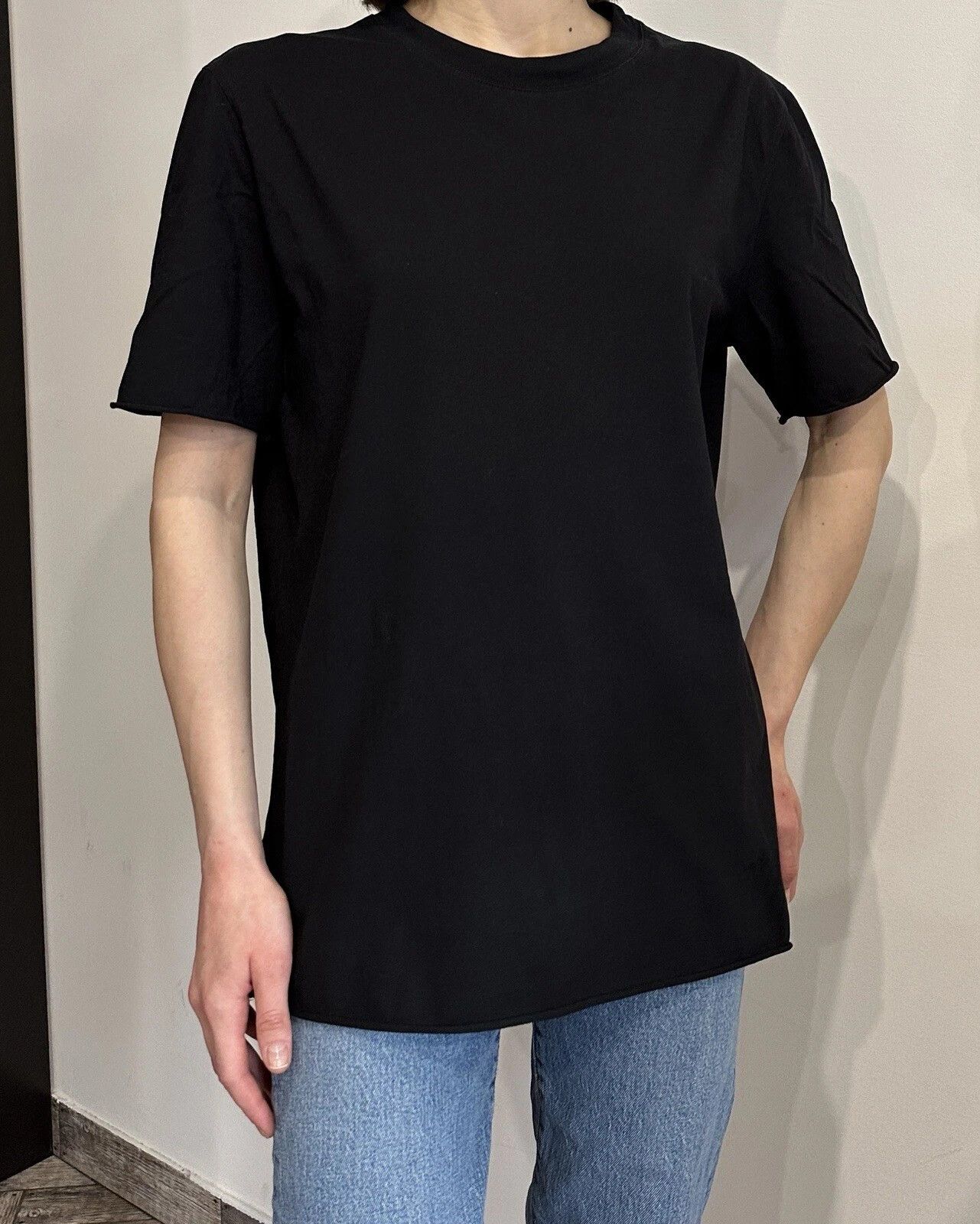 Paolo Pecora Paolo Pecora Men’s Cotton Black Gilmar Tee T-shirt Size US S / EU 44-46 / 1 - 1 Thumbnail