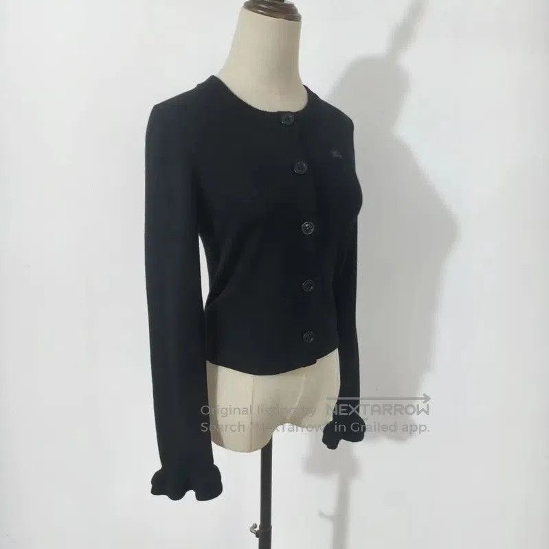 Burberry Burberry Black Wool Long Sleeve Cardigan. Size M / US 6-8 / IT 42-44 - 3 Thumbnail