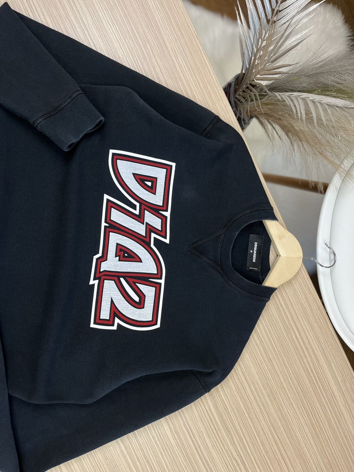Dsquared2 Dsquared2 M big logo sweatshirt long sleeve jumper pullover Size US M / EU 48-50 / 2 - 3 Thumbnail